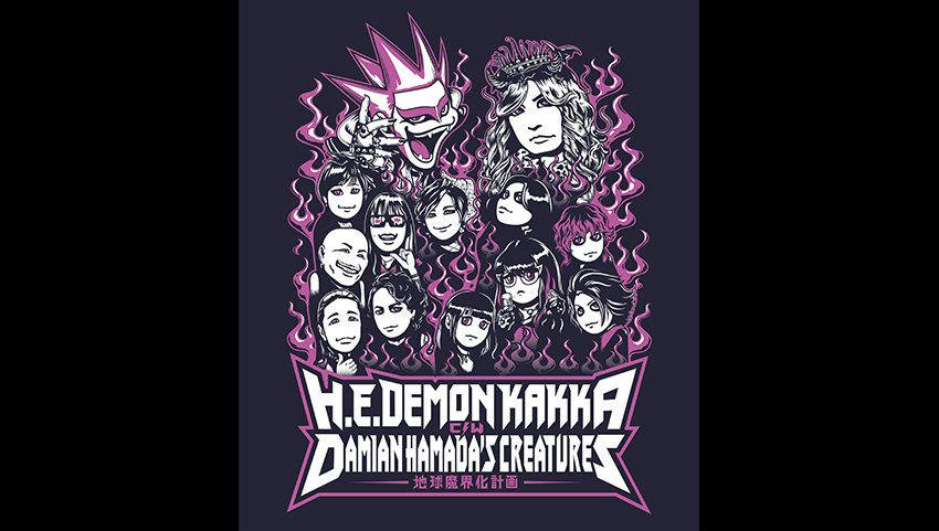 デーモン閣下とDamian Hamada's Creatures  (略称D.H.C.)TOUR『地球魔界化計画』Blu-ray＆DVD令和6年6月6日発売決定！ |  USENの音楽情報サイト「encore（アンコール）」